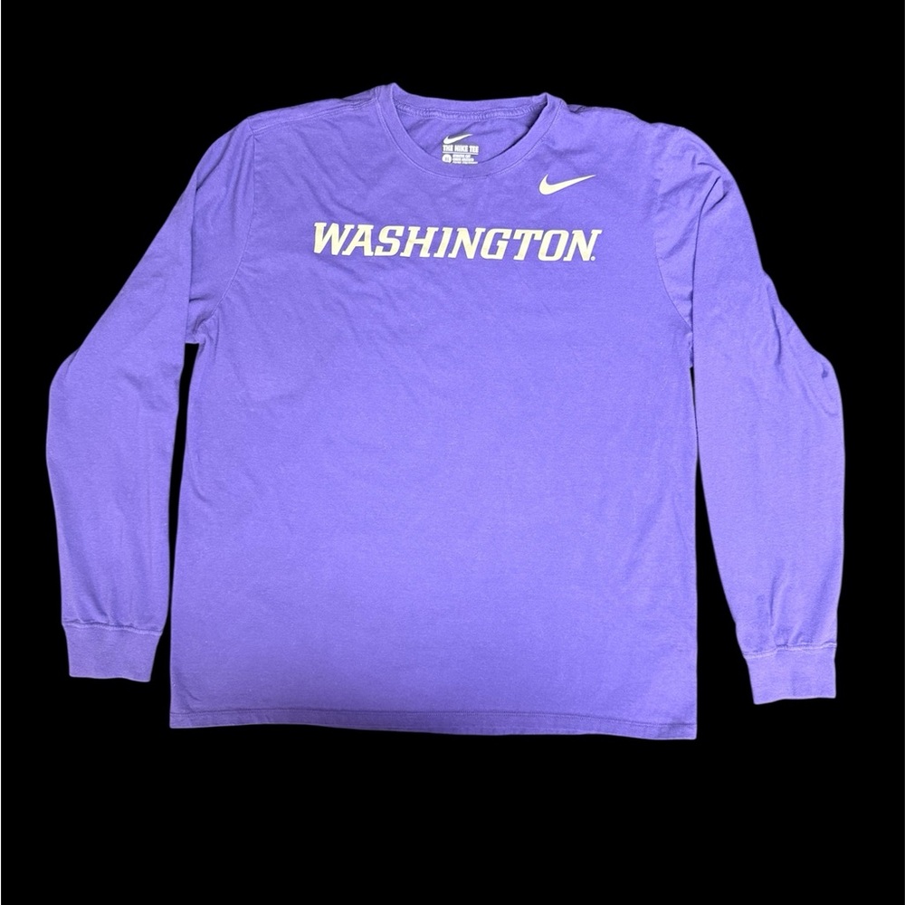Nike Men's Purple Washington Huskies Long Sleeve Tee